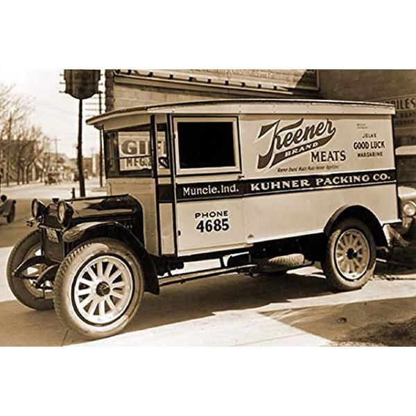 MH Handel Delivery Truck Wrapped Canvas Photograph Wayfair